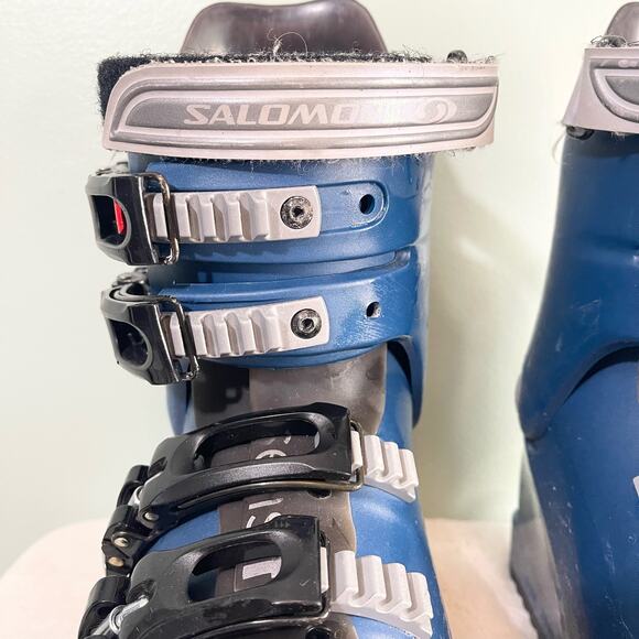 Salomon Women's Blue Snowboard Performa 5.0 Sports Winter Ski Boots Size 5.5 - Picture 13 of 16